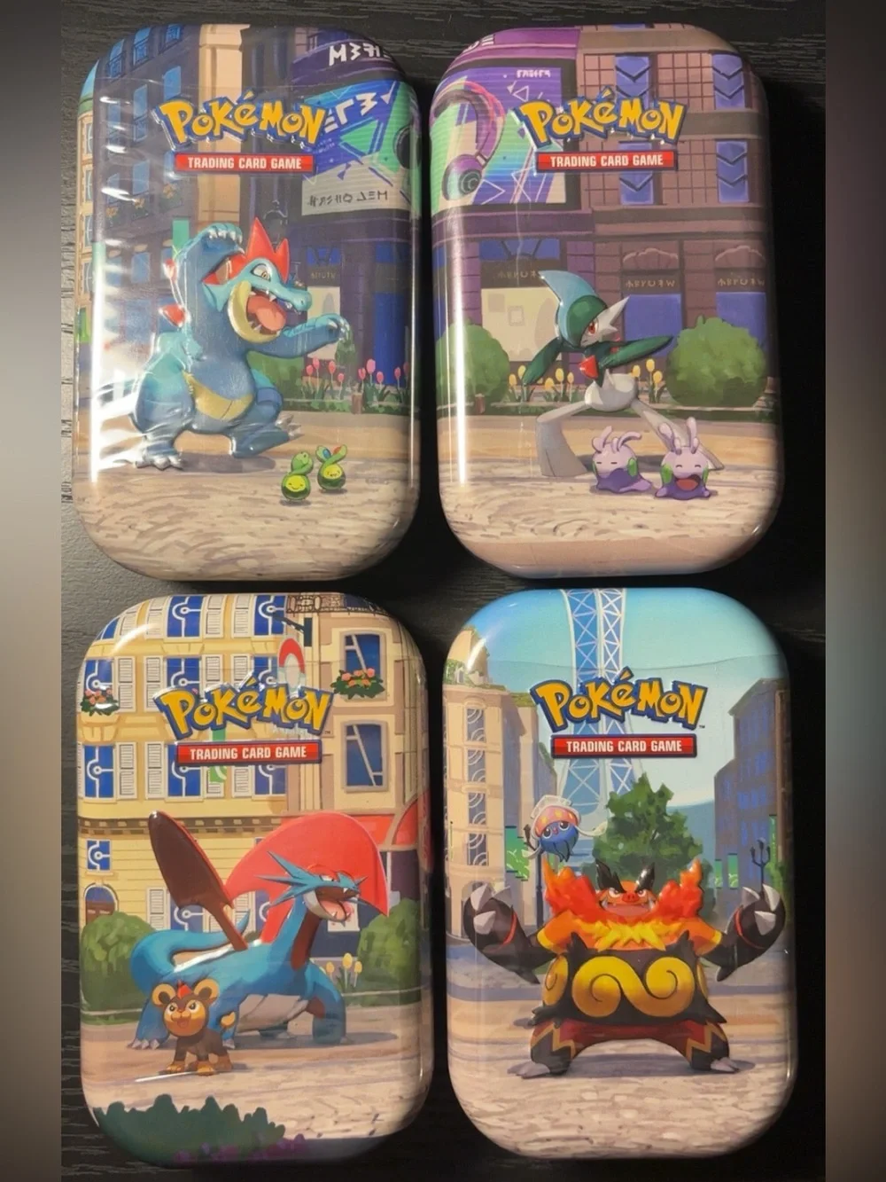 Lumiose City Mini-Tins Lot of 4